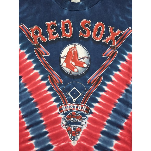 Vintage Boston Red Sox T Shirt‎ Mens Large Tie Dye Lee Sport - Picture 3 of 8